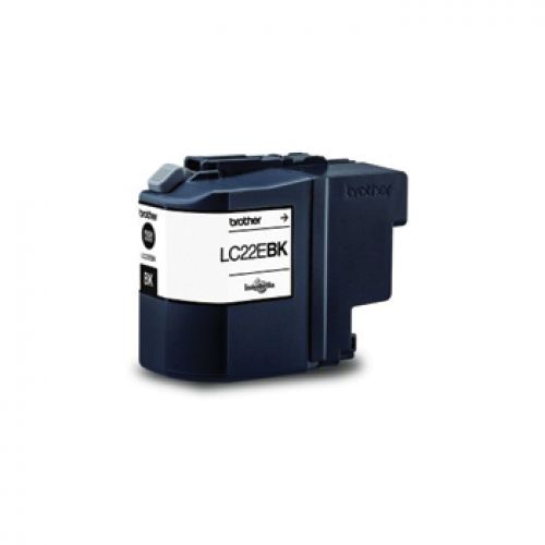 BROTHER Cartucho de tinta preto MFCJ5920DW  super larga duracion , Brother , BROLC22EBK , 4977766748247